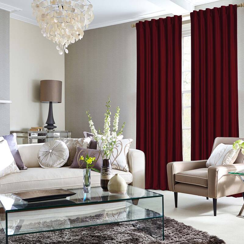 Luxury Velvet Room Darkening Window Curtains - Solid Colors, 2 Panels