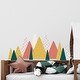 preview thumbnail 2 of 5, Walplus Colorful Yellow Mountains Landscape Children Kids Wall Sticker