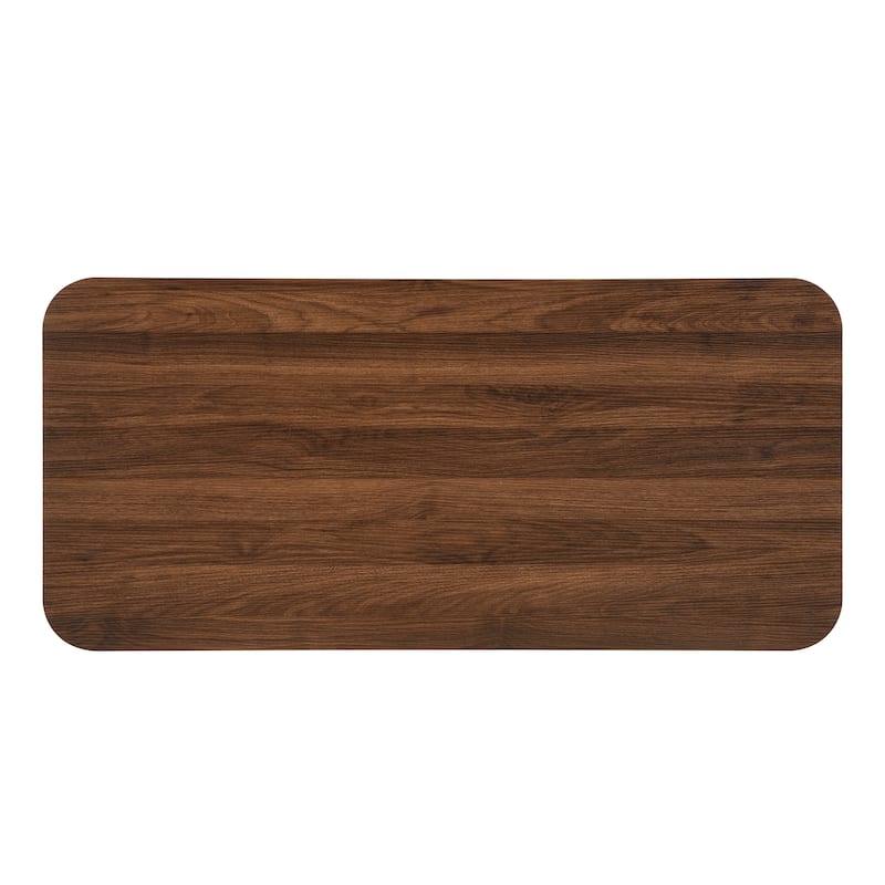 Christopher Knight Home - Arlo Mid-Century Modern Coffee Table with Tambour Doors and 6-Compartment Storage Drawer