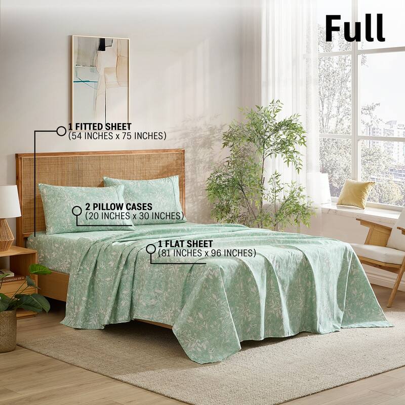 HLC.ME Floral Printed Ultra Soft Bed Sheets Set