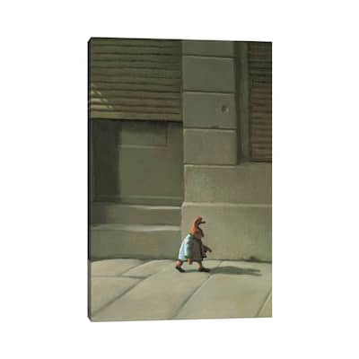 iCanvas "Street Rabbit" by Michael Sowa Canvas Print