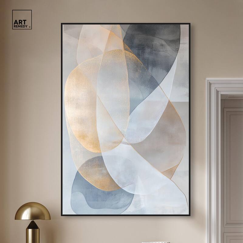 Blue Haze Canvas by Art Remedy