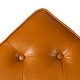 preview thumbnail 17 of 42, Glitzhome 22"W Mid-century PU Leather Tufted Ottoman Foot Stool