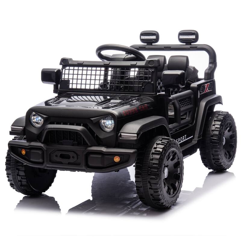 24V Kids Electric Ride-On Car with Remote Control, Ages 3+, 2WD & Bluetooth - Black