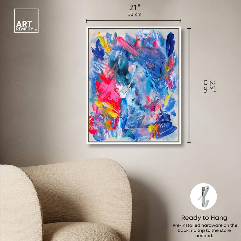 Colorburst Mirage Canvas by Art Remedy
