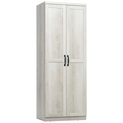 Freestanding Tall Kitchen Pantry Cabinet with Adjustable Shelves and Door Storage for Kitchen or Dining