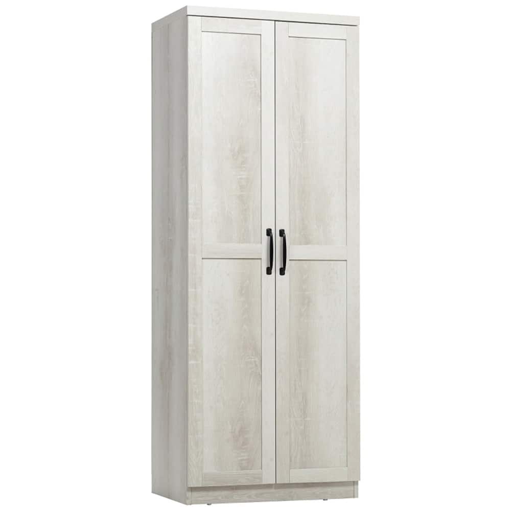 Freestanding Tall Kitchen Pantry Cabinet with Adjustable Shelves and Door Storage for Kitchen or Dining