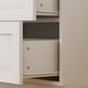 preview thumbnail 6 of 13, Multi-Functional White Kitchen Storage Cabinet with Drawers and Glass Doors, MDF & Metal Hardware