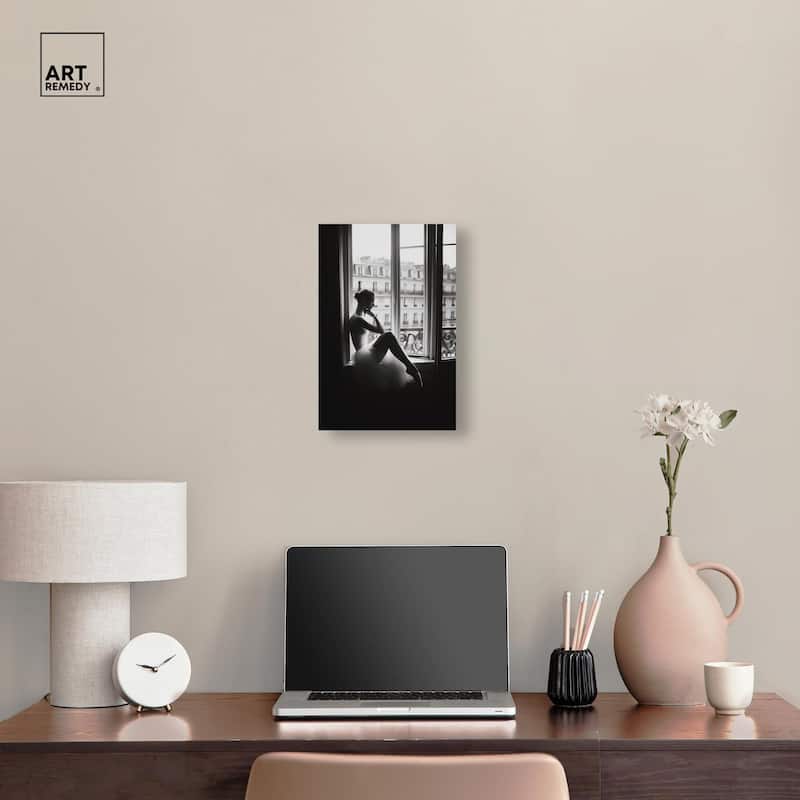 Shadows of a Lady Canvas by Art Remedy, Gallery Wrapped
