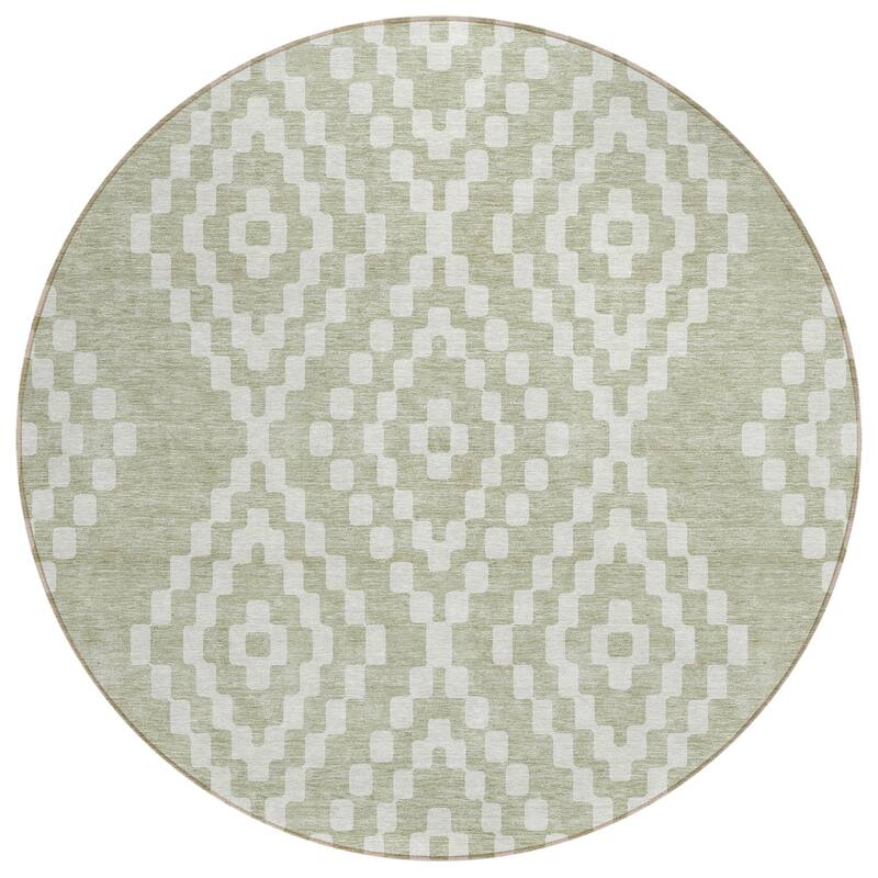 Machine Washable Indoor/ Outdoor Chantille Moroccan Boho Rug