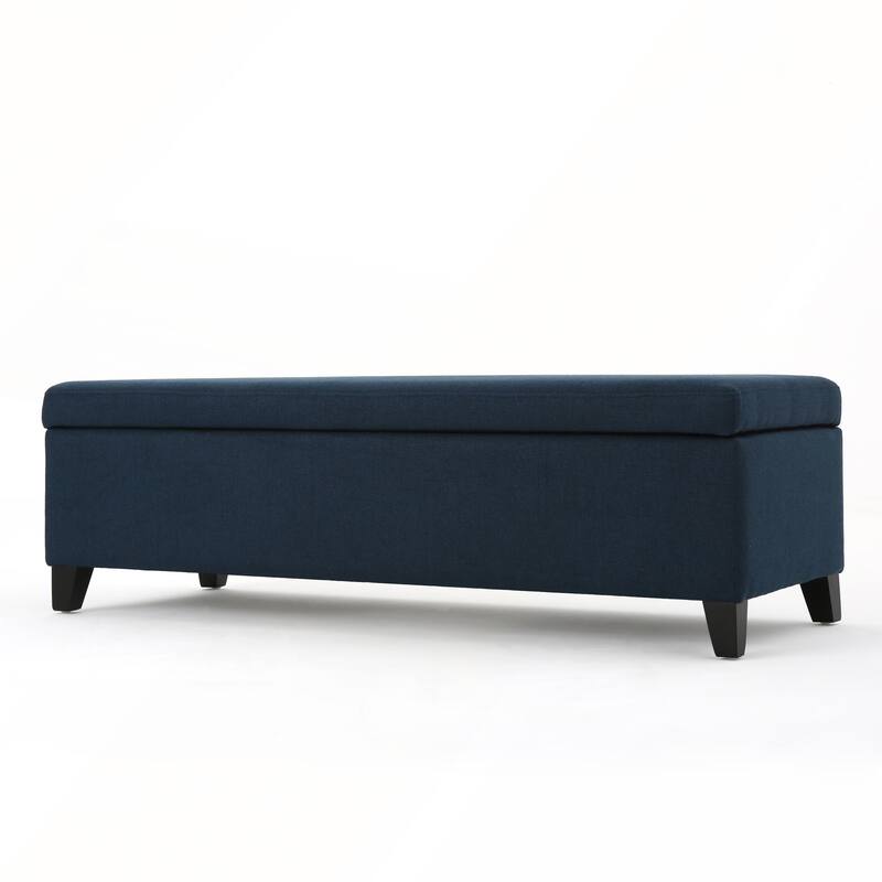 Storage Ottoman with Dense Foam Padding and Ample Space for Modern Living and Multi-Functional Use