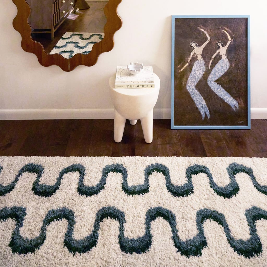 Balta Rugs Boreas Squiggle Stripe Area Rug