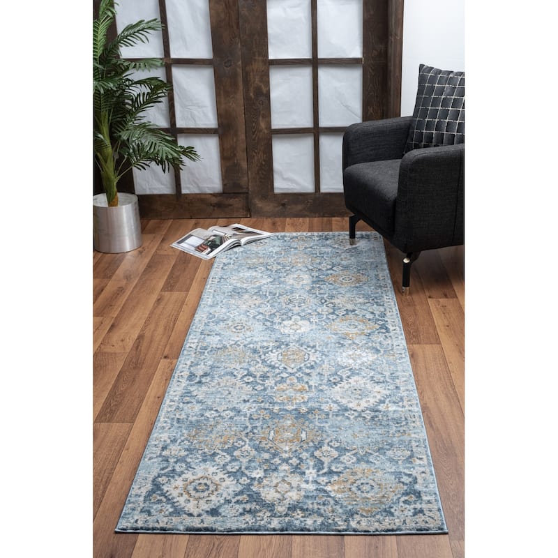 Noble GC_GEN7005 Blue Area Rug