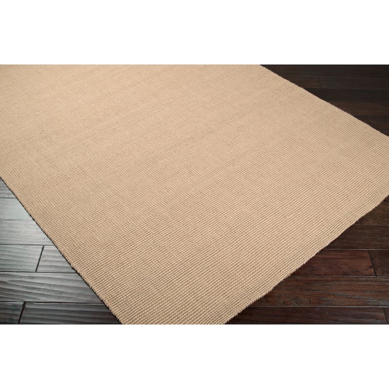 Carson Carrington Helsingor Natural Fiber Jute Handmaden Area Rug - 6' x 9' - Brown - Rectangle
