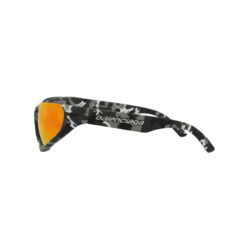 Balenciaga Shield-Frame Bio Injection Rilsan Sunglasses