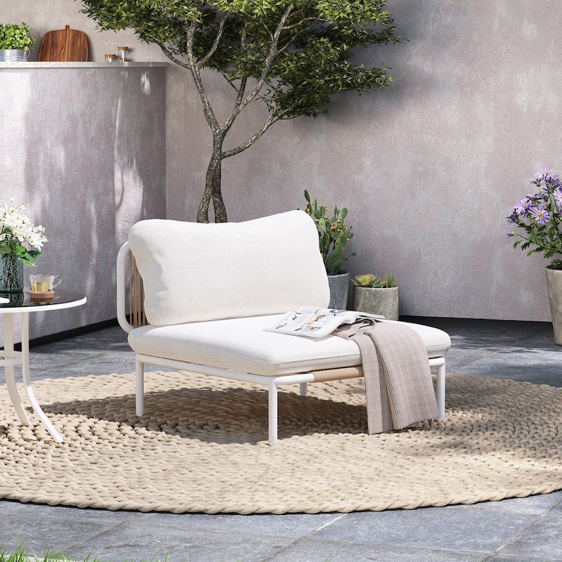 Outdoor Cushioned Sectional Sofa Chat Set Patio Furniture Conversation Set, Free Combination