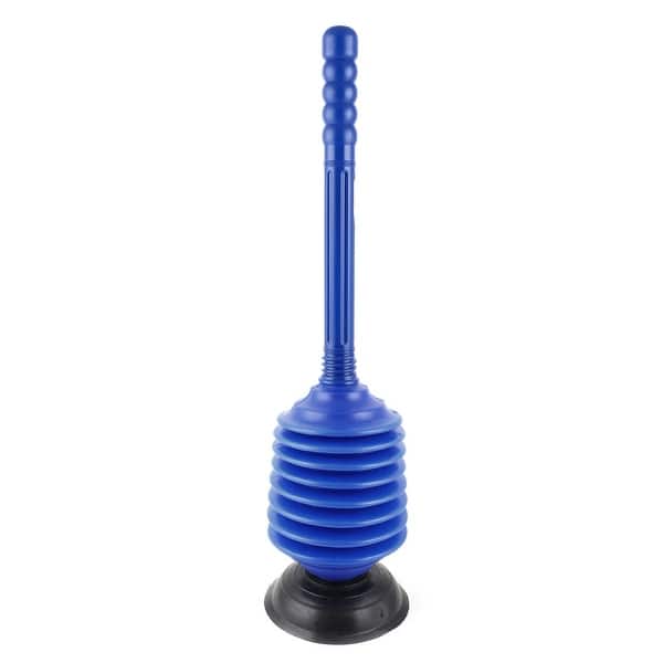 Toilet Plunger Drain Clog Remover With 4 Sized Suckers, Tub Drain