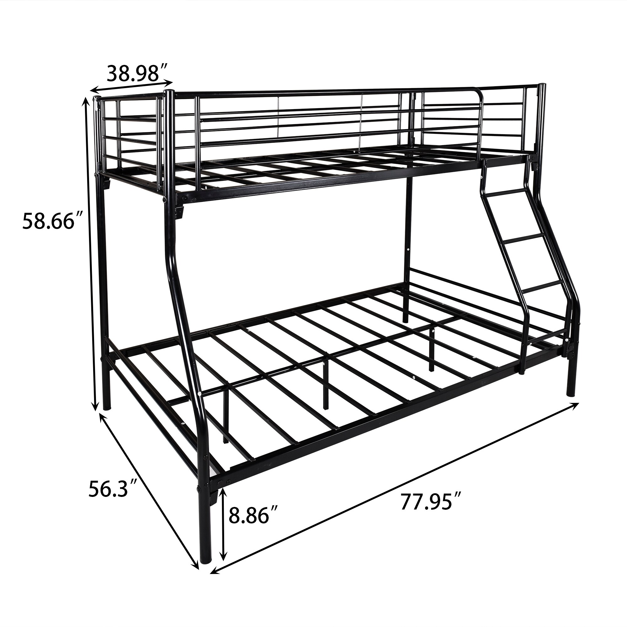 Top bunk bed shop frame