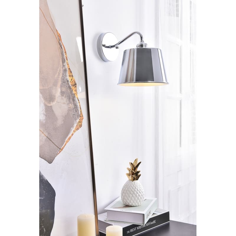 Evie 1-light Modern Tapered Cylinder Shade Wall Sconce