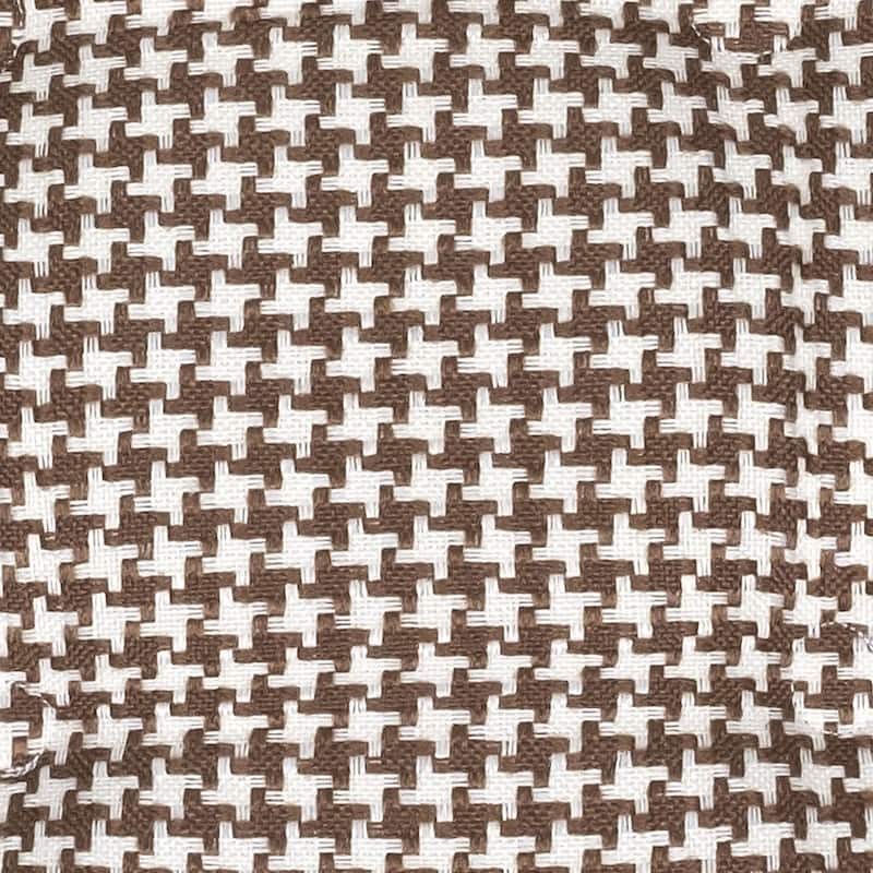 Houndstooth U-Shaped 16" x 17" Memory Foam Chair Pad