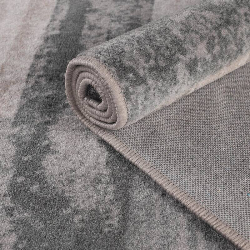 Superior Rockwood Modern Geometric Washable Indoor Runner or Area Rug