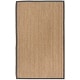 preview thumbnail 109 of 120, SAFAVIEH Natural Fiber Oceana Herringbone Seagrass Rug 6' x 9' - Natural/Dark Grey - Rectangle