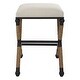 preview thumbnail 7 of 7, Uttermost 23709 Firth 19" Wide Counter Stool