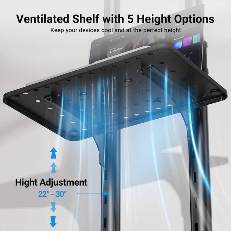 Rolling TV Stand