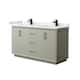Option Light Green / White Cultured Marble Top / Matte
