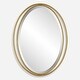 preview thumbnail 1 of 4, Uttermost 09992 Rhodes 24-1/4" W x 31-7/8" H Oval Framed Bathroom Gold