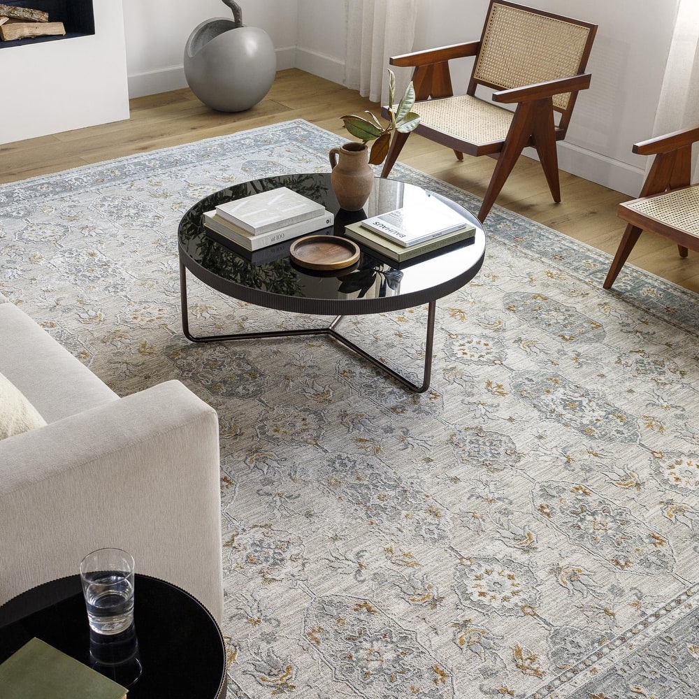 Livabliss Transitional Dresden Medallion Area Rug