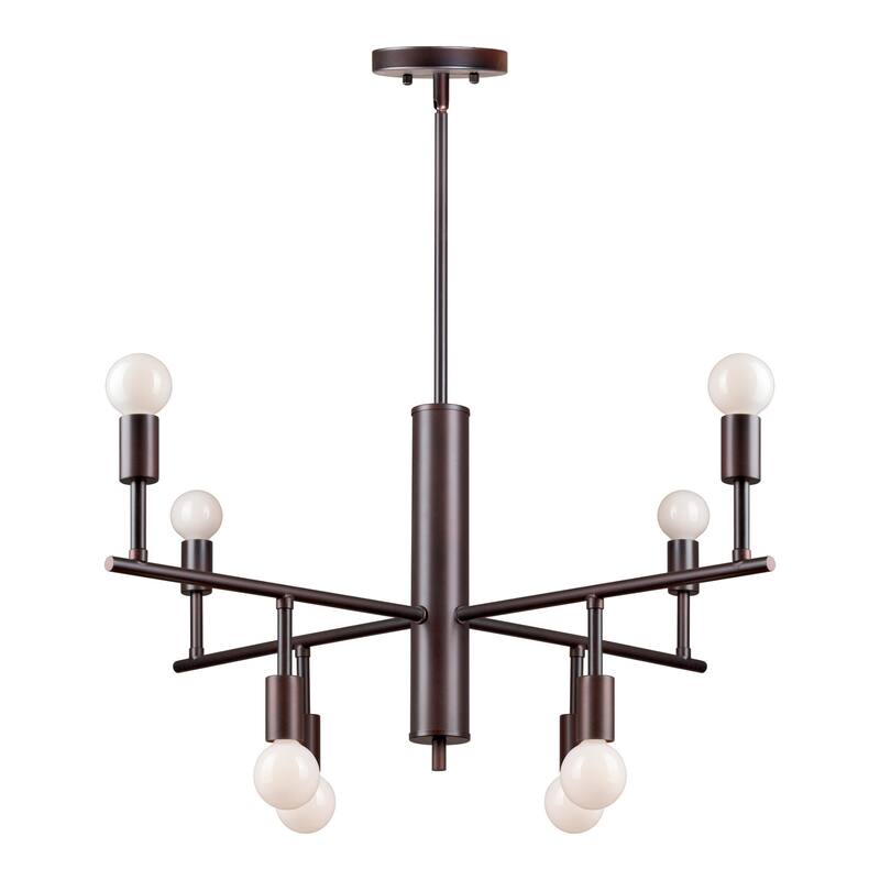 Forte Lighting 8 Light 28" Wide Chandelier
