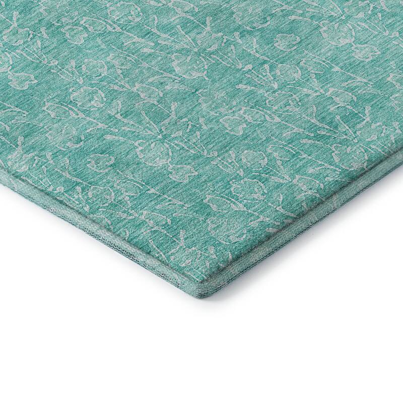Premium Washable Super Soft Modern Floral Mayfield Rug