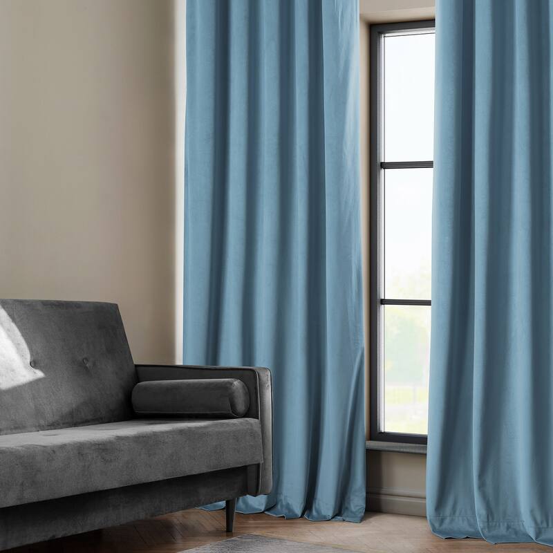 Exclusive Fabrics Heritage Plush Velvet Curtain (1 Panel)