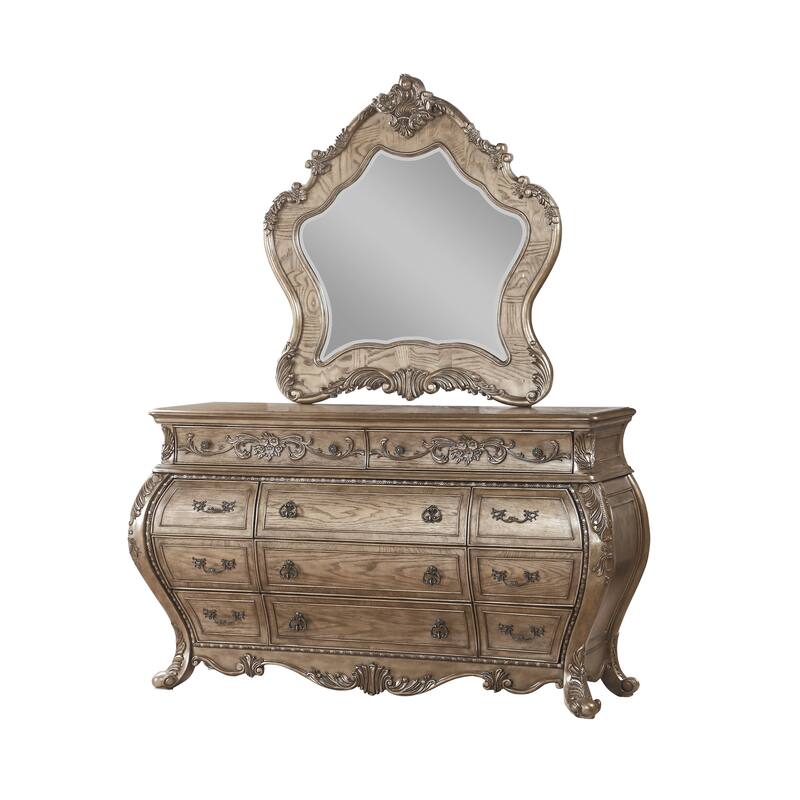 Versaille Vintage Oak 11-Drawer Dresser