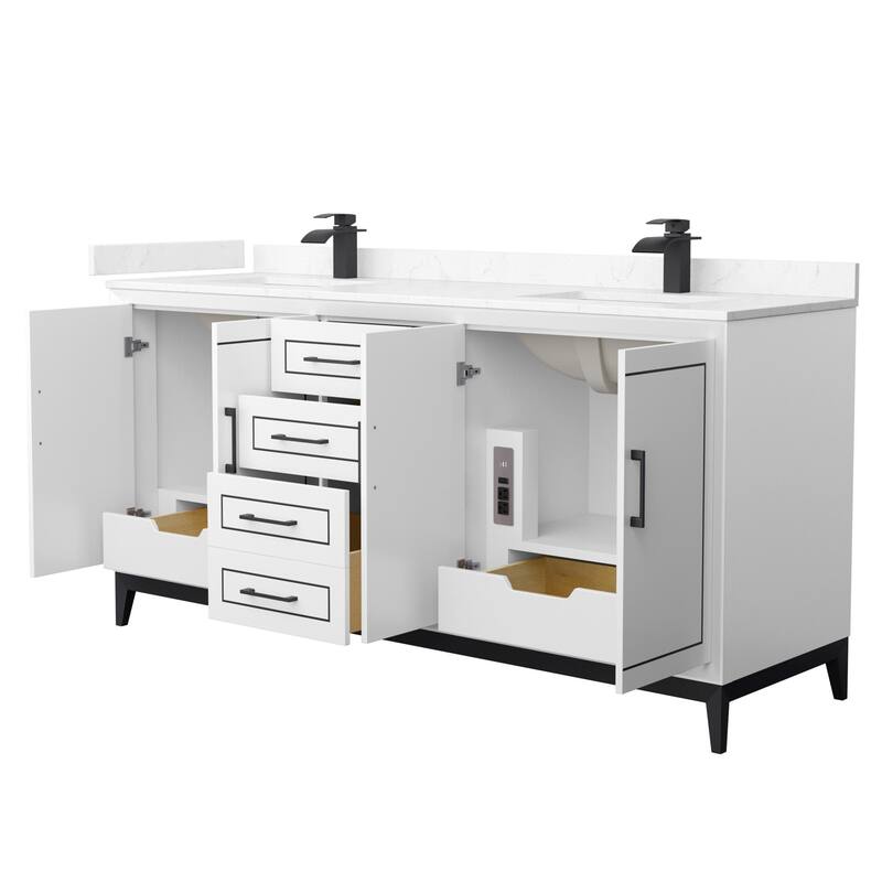 Wyndham Collection WCH515172D-VCA-UNSMXX Marlena 72" Free Standing
