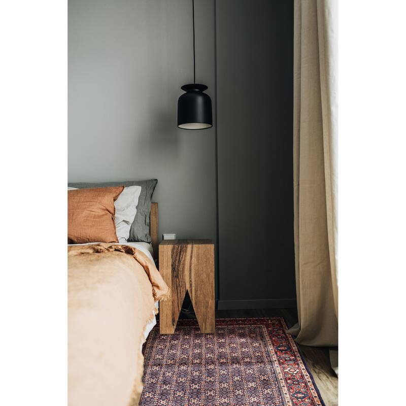 ECARPETGALLERY Hand-knotted Anadol Dark Navy Wool Rug - 4'7 x 6'8