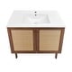 preview thumbnail 92 of 125, Classe Bathroom Vanity in Oak