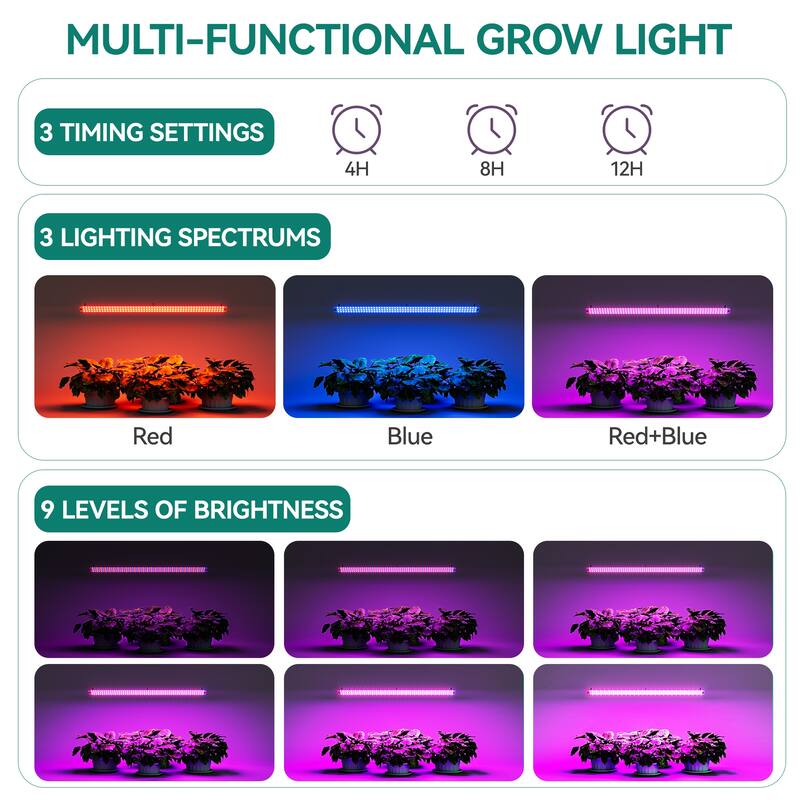 Moasis Growing Rack, Mini Greenhouse with Lights