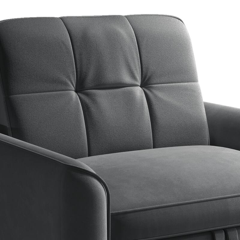 Moasis 3-in-1 Adjustable Sleeper Sofa Bed, Pull Out Chair Sofa for Living Room