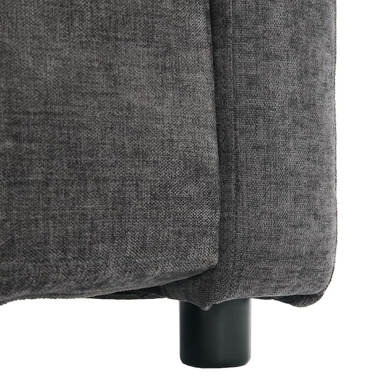 31.9" Comfy Cloud Armchair,Oversized,Plush Upholstered,Double Cushion