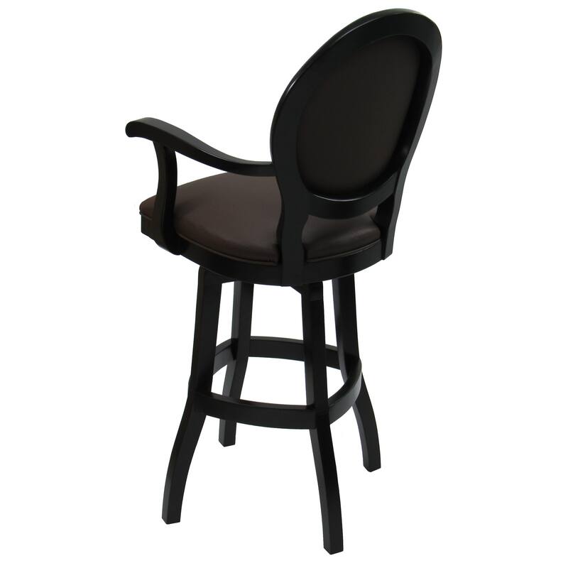 Swivel Wood Counter 26" 30" Extra Tall 34" Bar Stool - 500 on S-Base