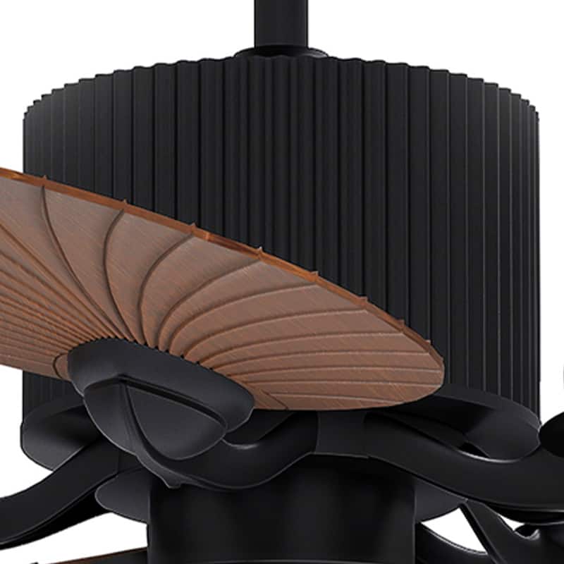 Moasis 44 Inch 5 Blades Tropical Palm Ceiling Fans with Lights and Remote Control