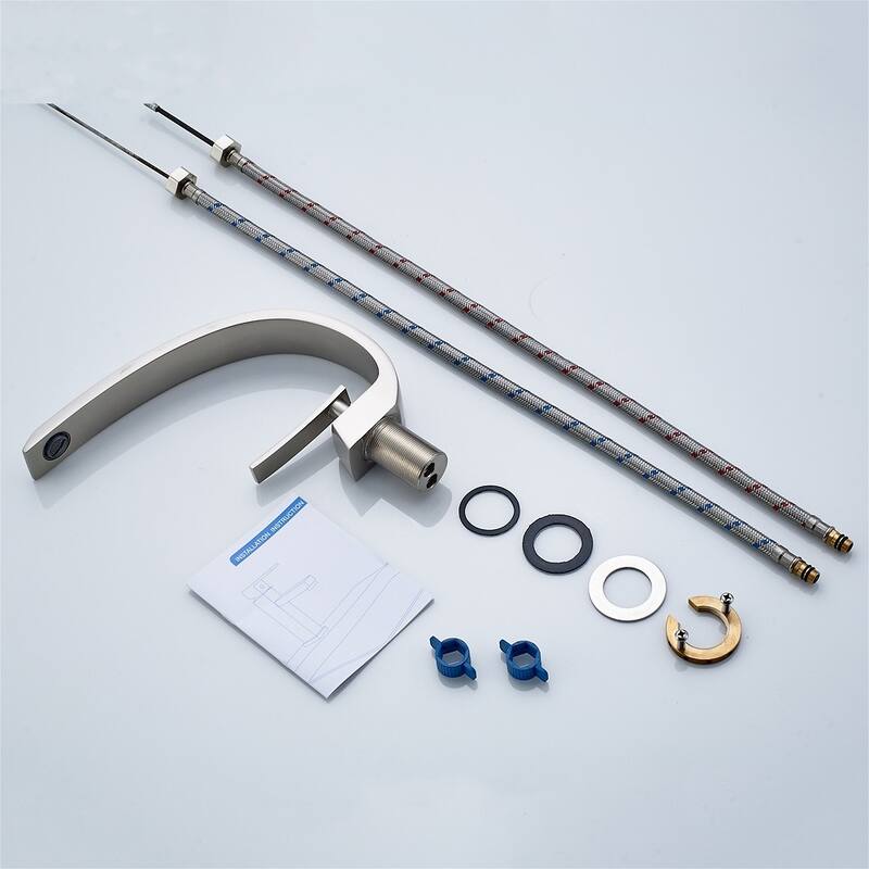 Modern Bathroom Faucet, Single Handle Single Hole Bathroom Sink Faucet