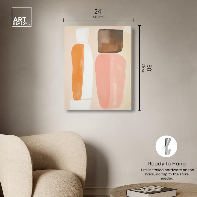 Tones of Restfulness I Canvas by Art Remedy, Gallery Wrapped