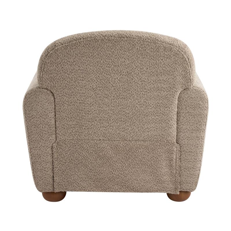 Christopher Knight Home - Rapallo Modern Upholstered Accent Chair with Plush Fabric Seat