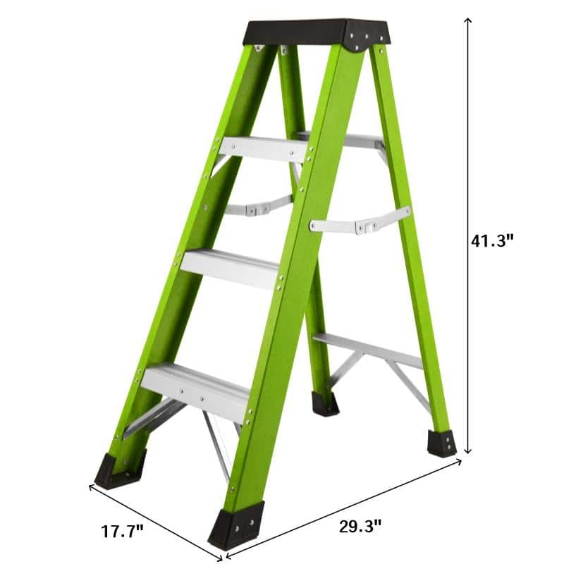 Fiberglass ladder, Stepladder For Electrical Engineering ladder Construction insulation ladder with a capacity of 330 pounds