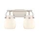 Option Satin Nickel / Matte White