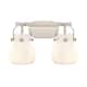 Option Satin Nickel / Matte White
