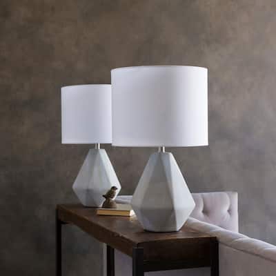 Kassidy Table Lamp with Natural Finish Concrete Base